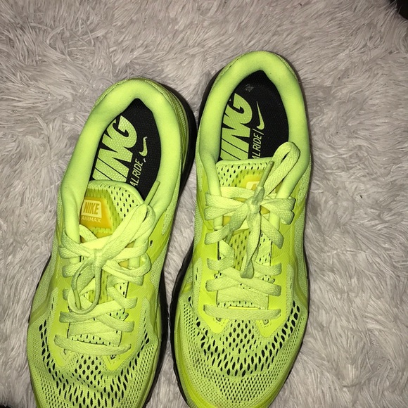 2013 Nike air max neon yellow - Picture 3 of 5